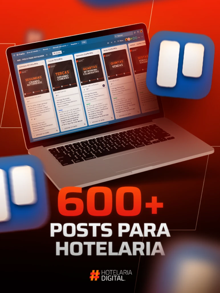 MATERIAIS DA HOTELARIA DIGITAL - MAIS DE 600 POST PARA HOTELARIA